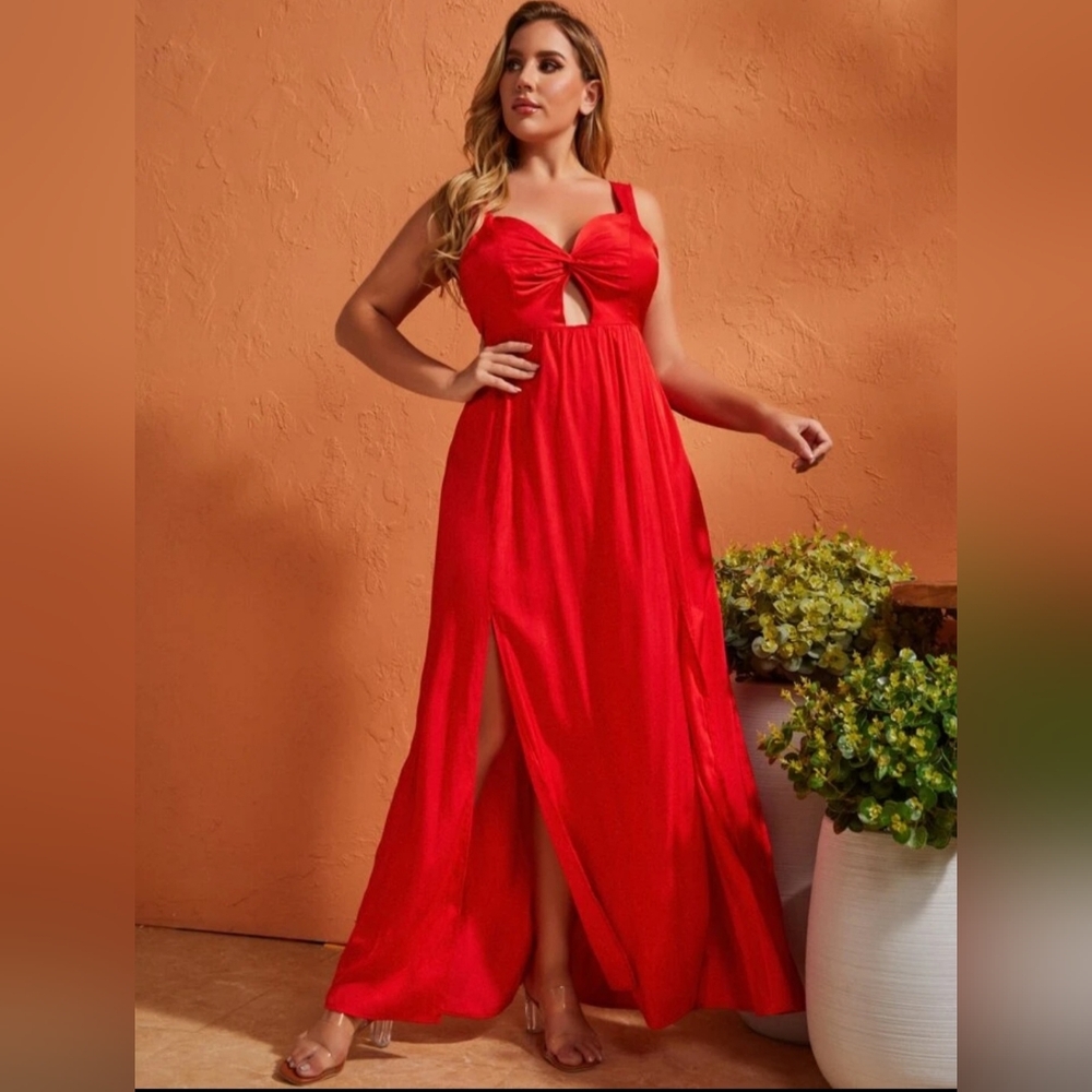 Red SBerto Maxi Dress size 2x